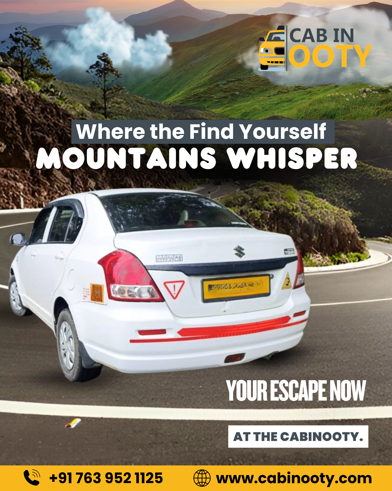 Cochin Pickup and Drop Services by Cab in Ooty – Reliable, Comfortable, and Affordable Travel
