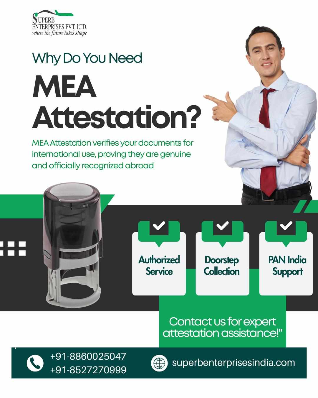 Get All Types of Documents Attested from MEA
