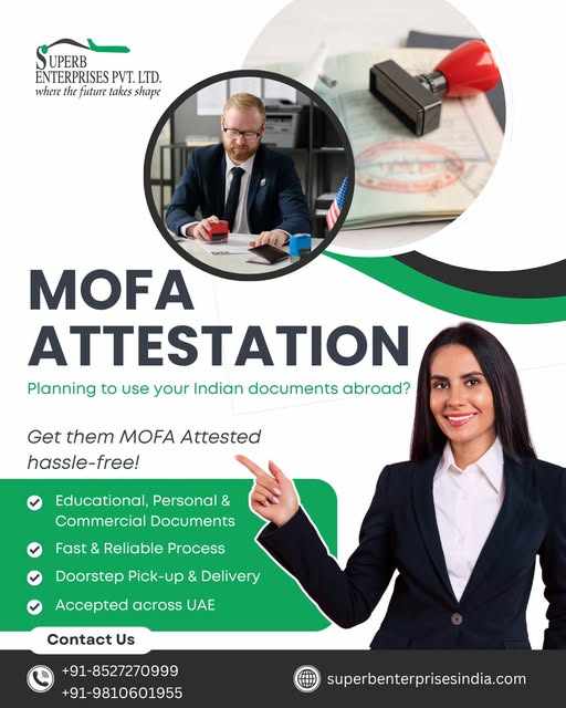 Get MOFA Attestation in Delhi