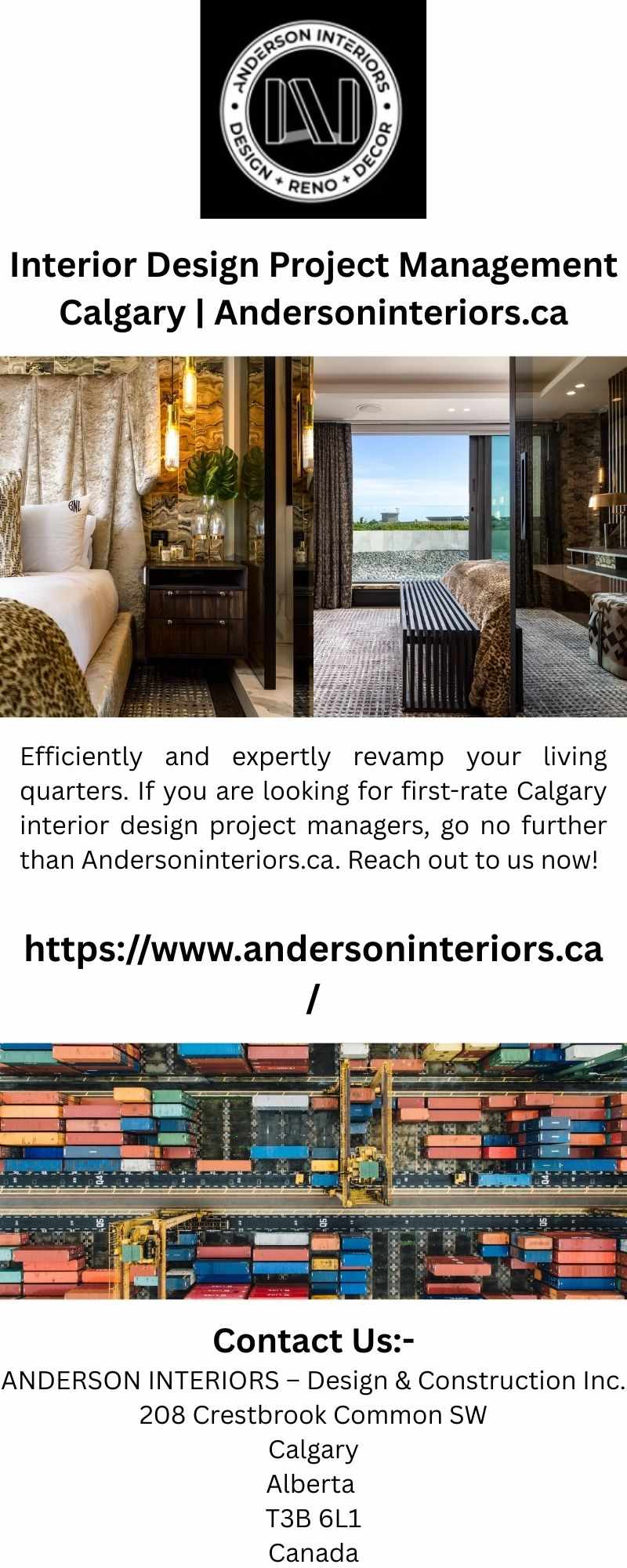 Interior Design Project Management Calgary | Andersoninteriors.ca