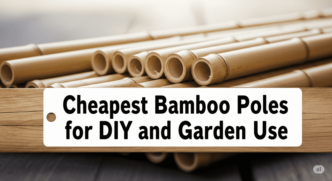 Cheapest Bamboo Poles for DIY and Garden Use