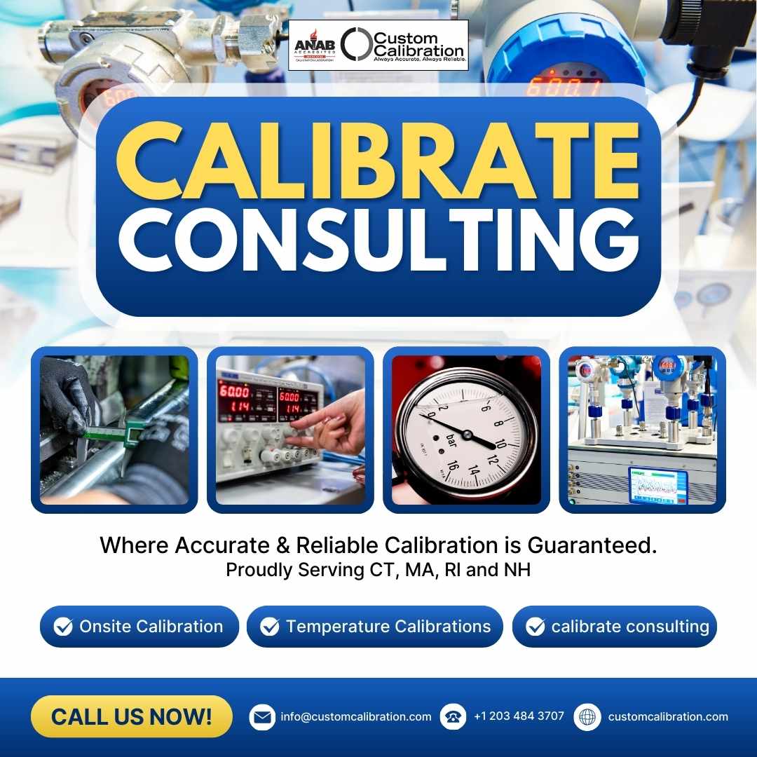 Custom Calibration Services by Calibrate Consulting | Expert Solutions for Precision