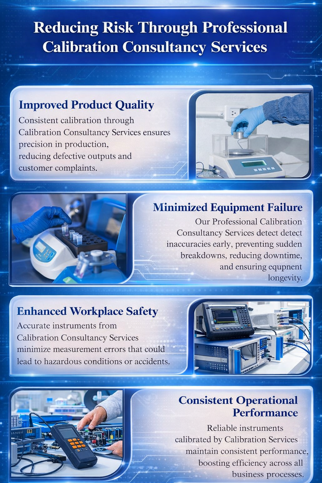 Reducing Risk Through Professional Calibration Consultancy Services