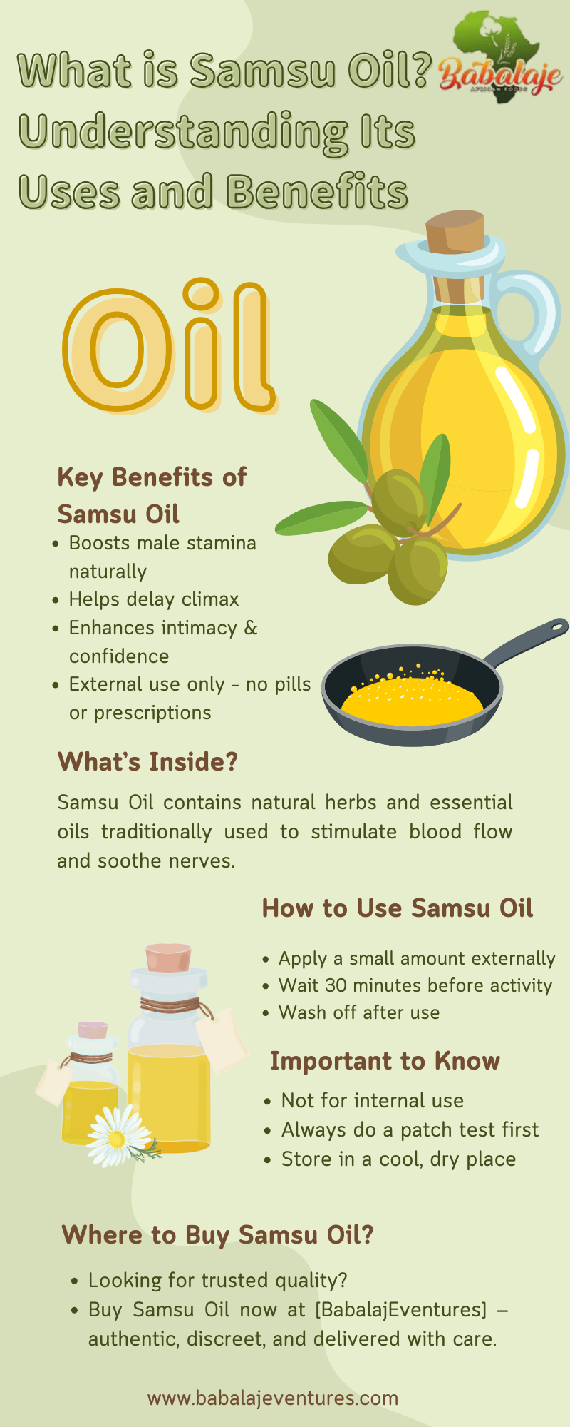 What is Samsu Oil? Understanding Its Uses and Benefits