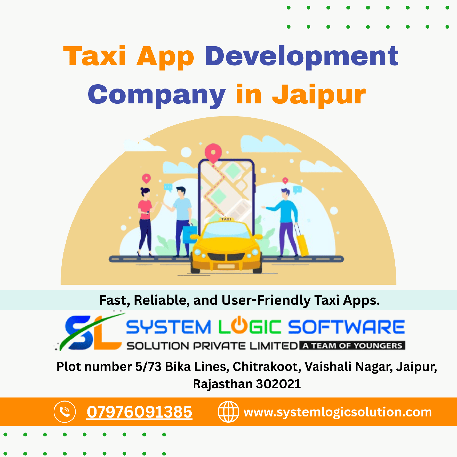 Taxi App Development Company in Jaipur