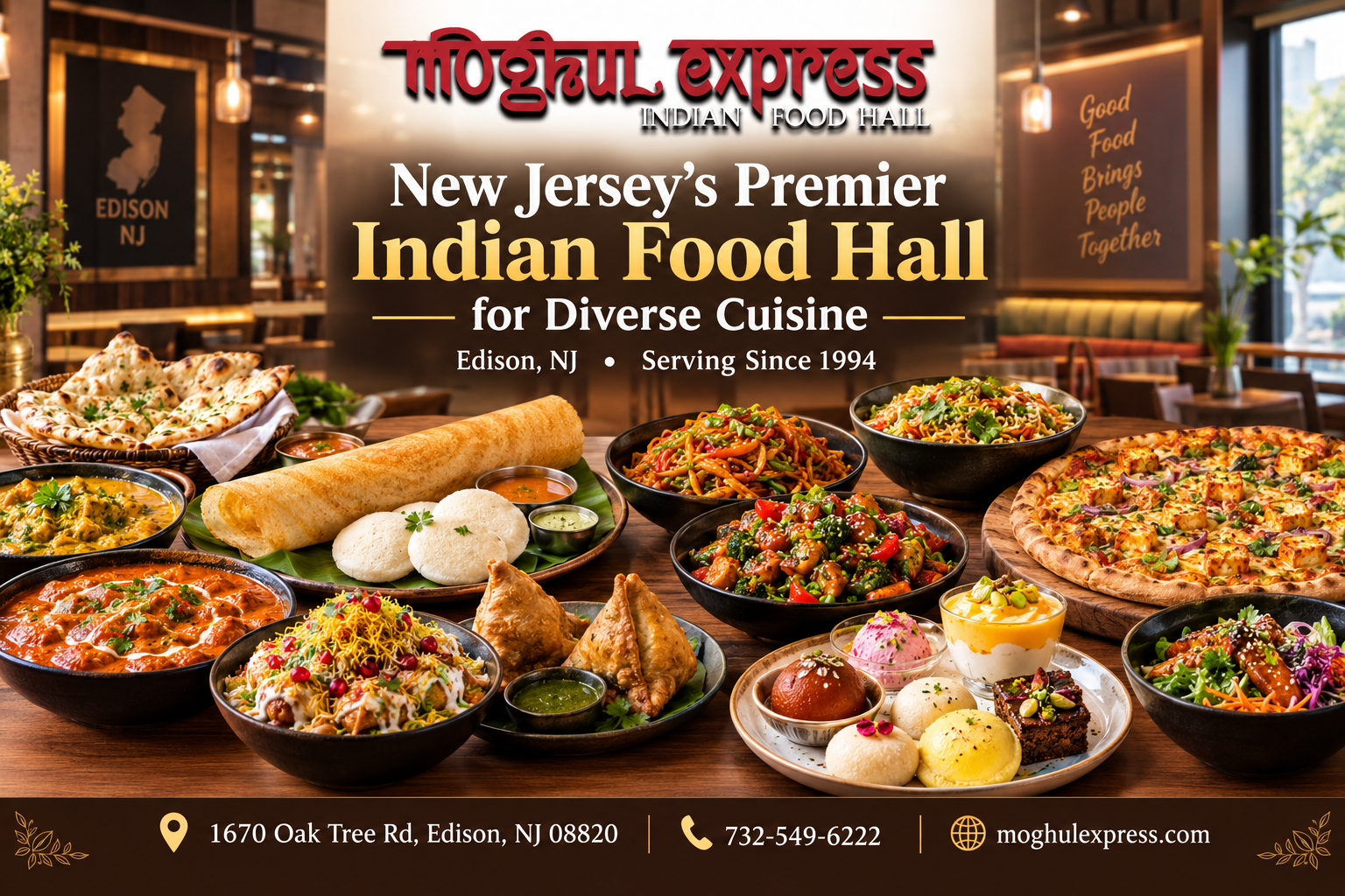 Experience Moghul Express Food Hall
