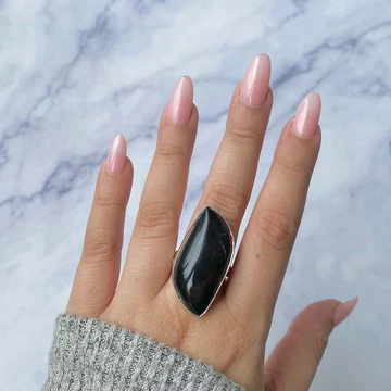 Embrace Bold Elegance with Black Obsidian Rings