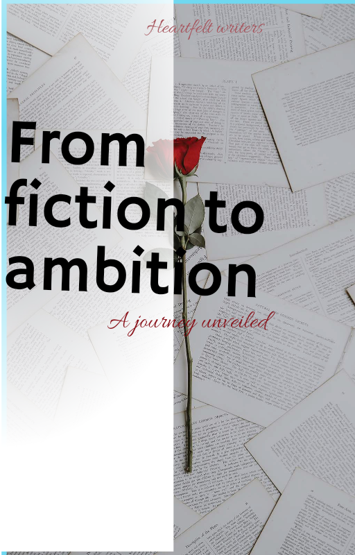 From  Fiction to Ambition: A Journey Unveiled."🖋️✨