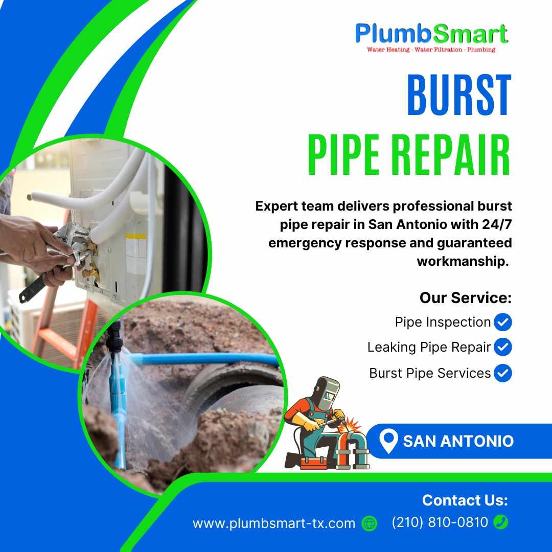 Burst Pipe Repair in San Antonio