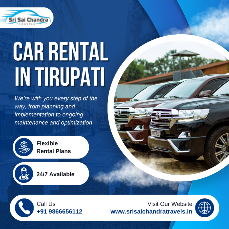 Looking for the Best Car Rentals in Tirupati