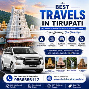 A Complete Guide to the Best Travels in Tirupati for Pilgrims & Tourists