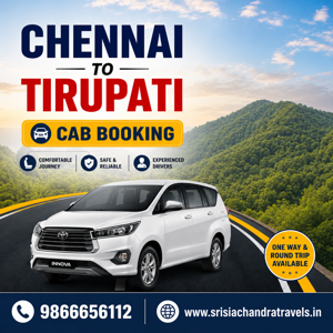 Best Chennai to Tirupati Cab Booking Services