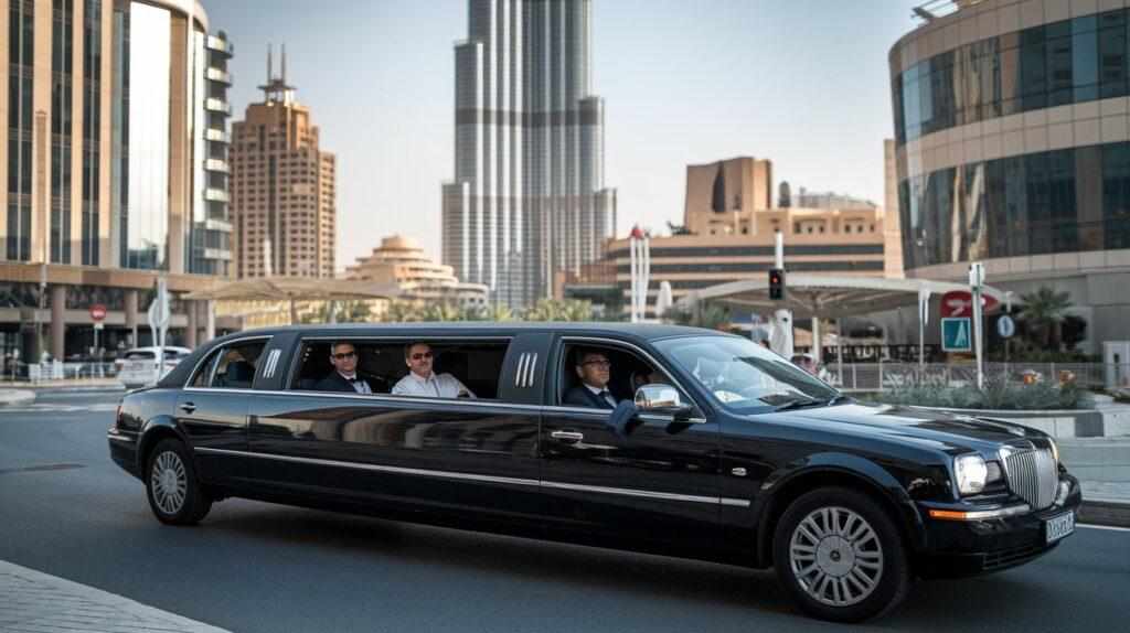 Airport Limousine Rental in Dubai Luxury Airport Transfer with Professional Chauffeur