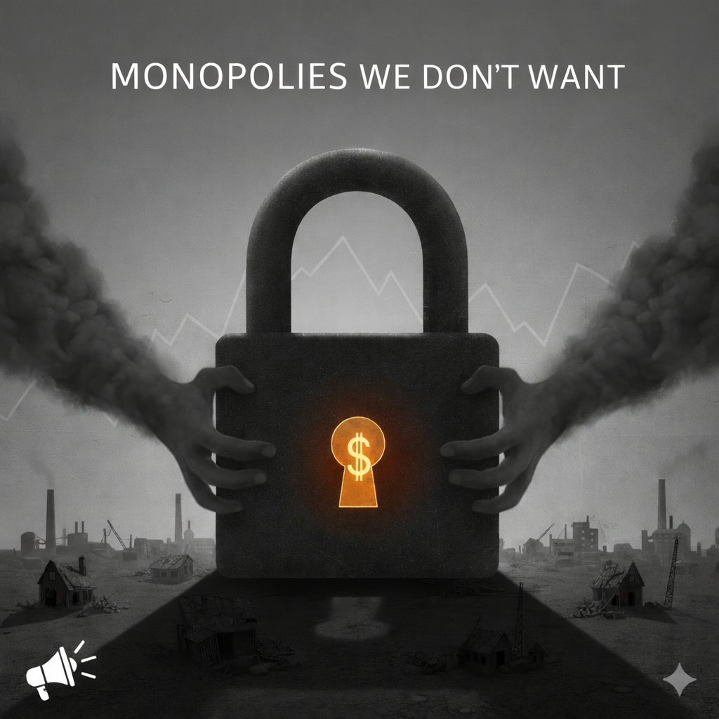 Monopolies we don't want
