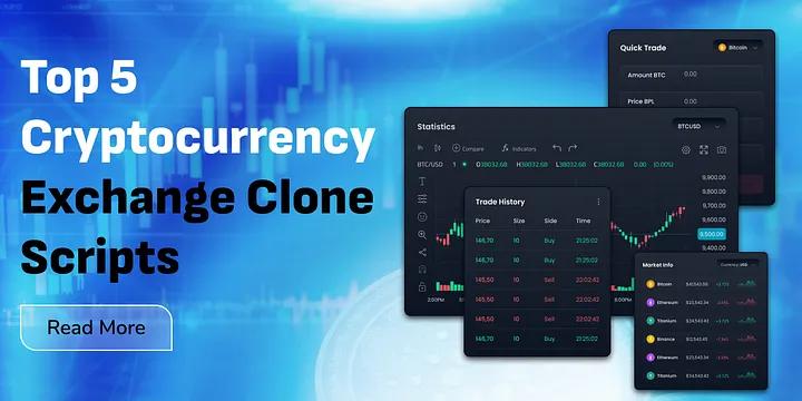 Top 5 Cryptocurrency Exchange Clone Scripts in 2026