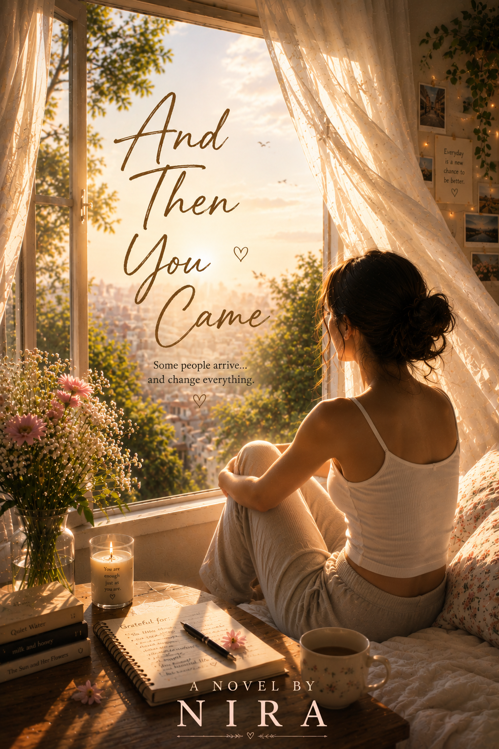 And then you came