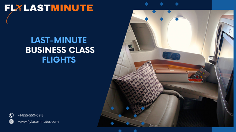 Book Last-Minute Business Class Flights