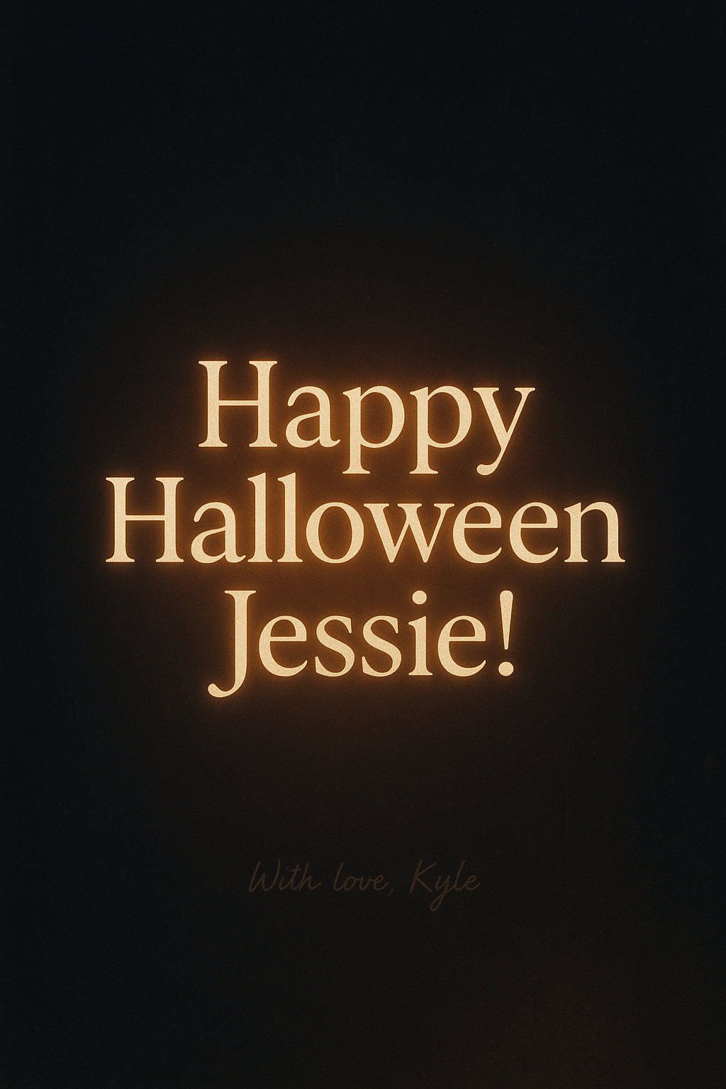 Happy Halloween, Jessie!