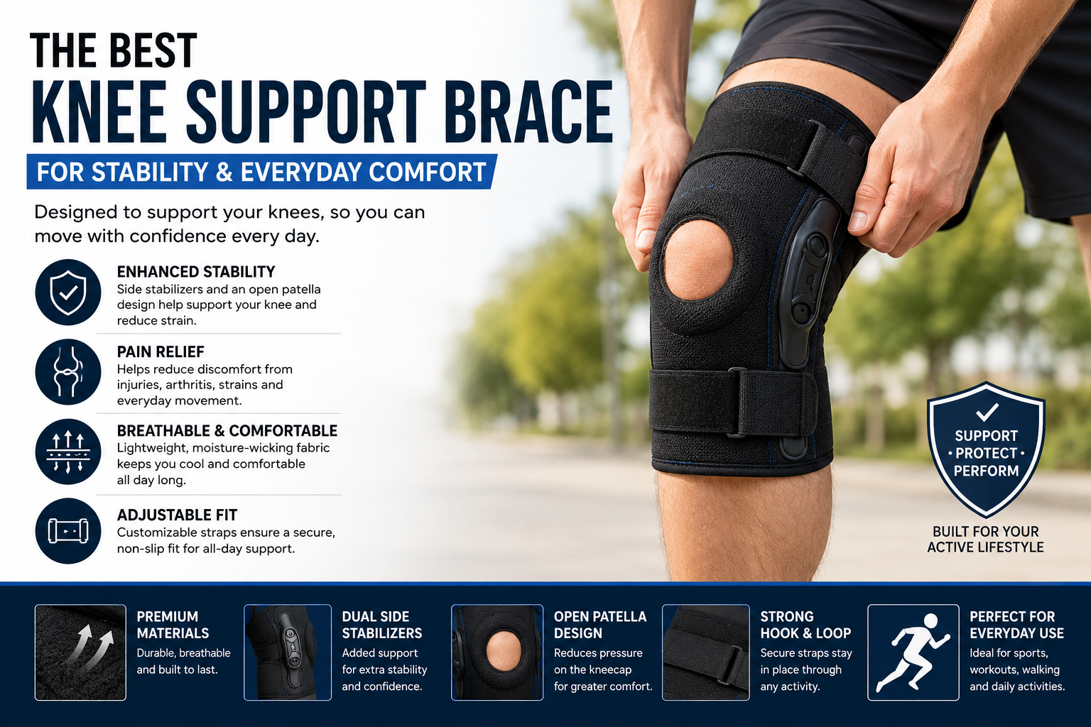 Best Knee Support Brace for Stability and Everyday Comfort