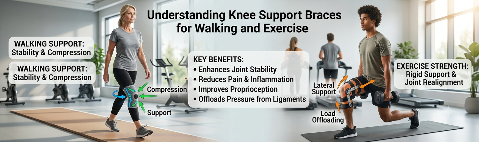 Understanding Knee Support Braces for Walking and Exercise
