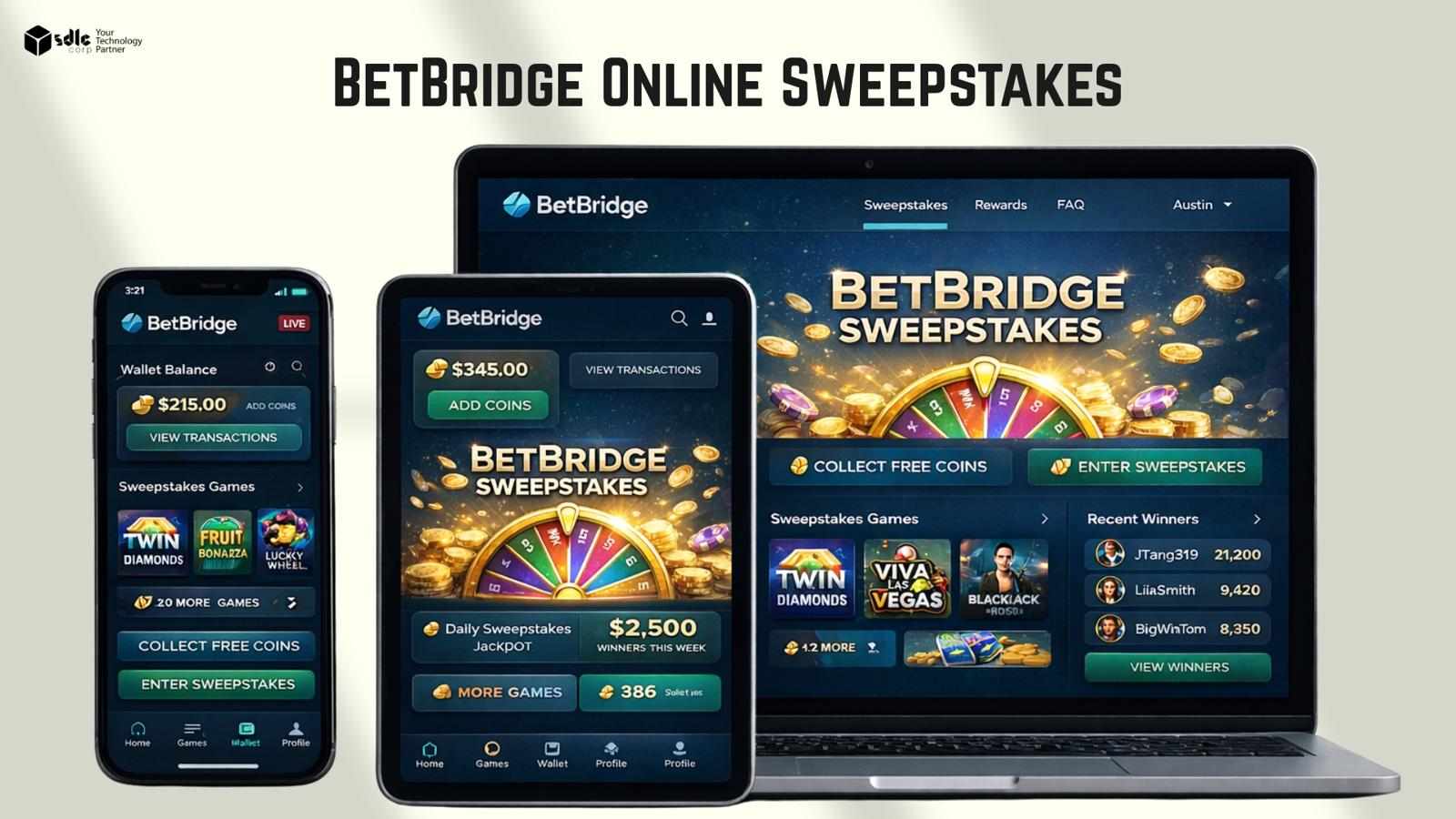 BetBridge Online Sweepstakes Platform