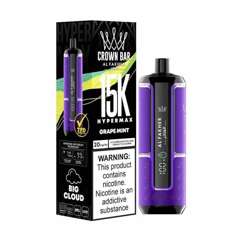 Crown Bar Hypermax 15K Sisha: Flavours that Never Fade