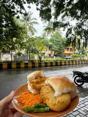 Barish and Vada Pav