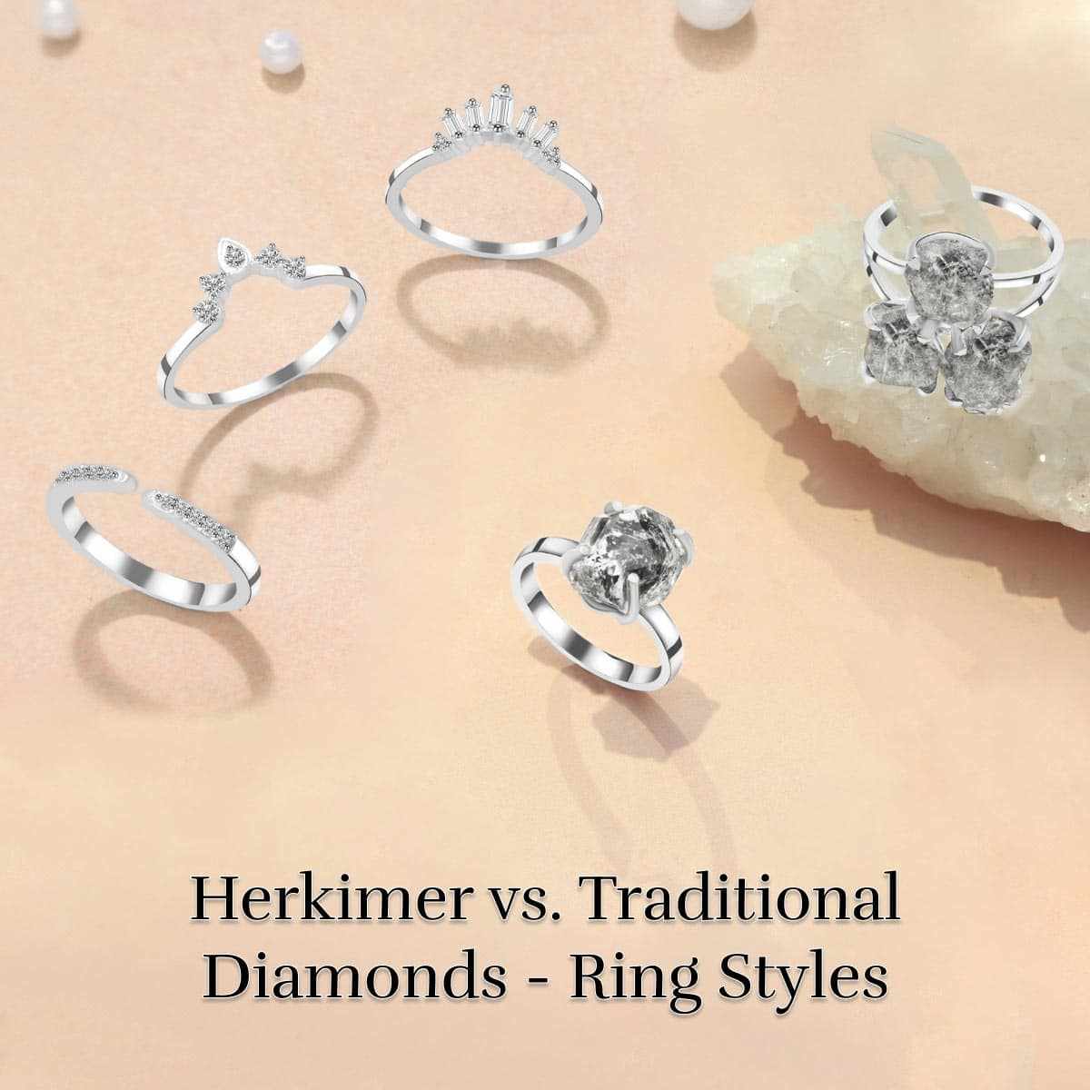 Herkimer Diamond vs. Traditional: Ring Style Showdown