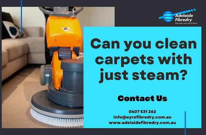 Can you clean carpets with just steam?