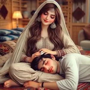 16. Pehli Chudai with Disabled Husband - Ahhhhh haan Pratap ji aise hi chuso mere boobs ko aur andar tak dalo apna lund🔥