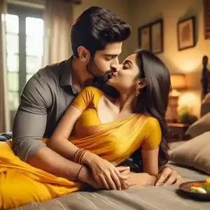 7. Rudraksh drinks preesha boobs and makes her cum first time . 18 +