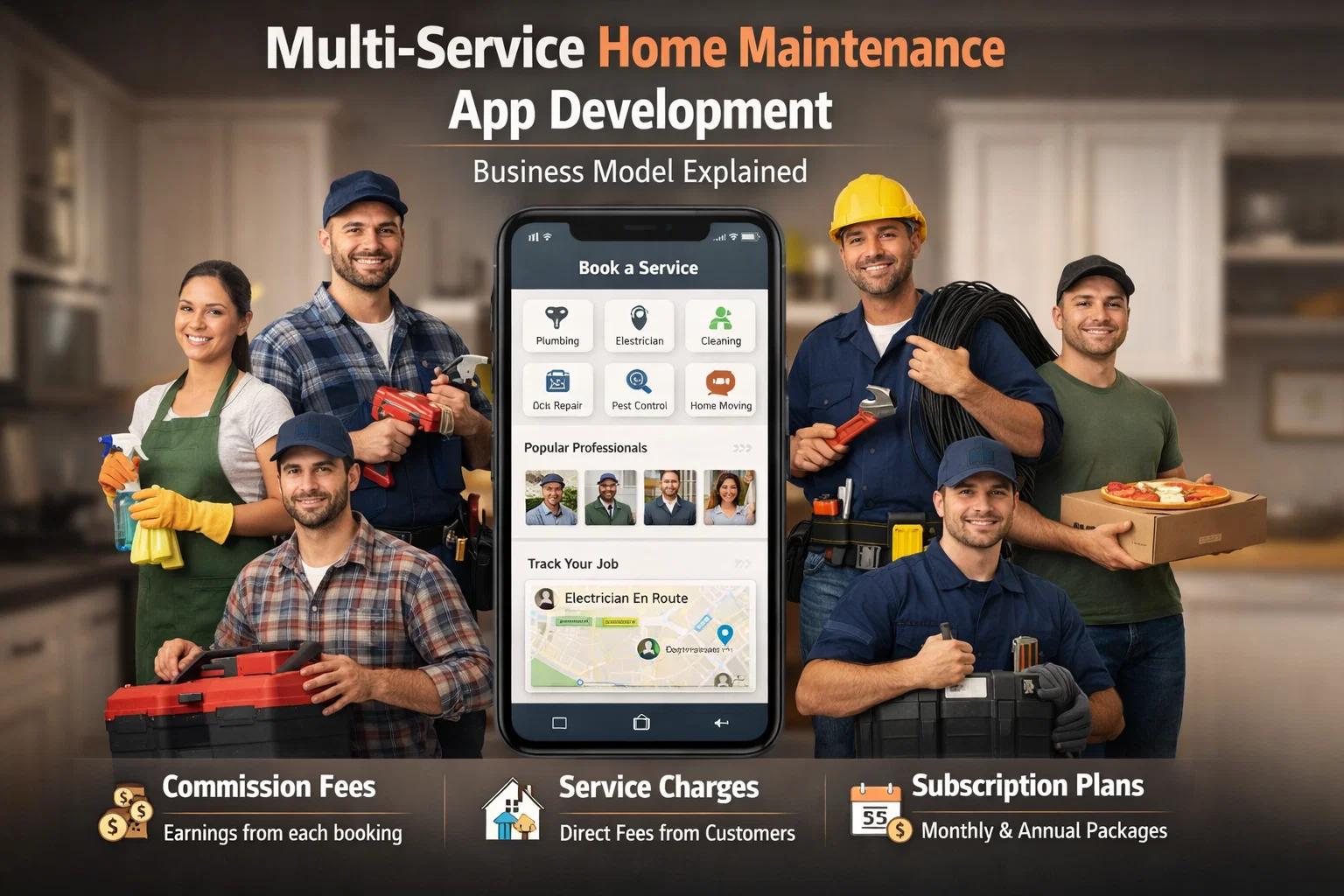Multi-Service Home Maintenance App Development: Business Model Explained