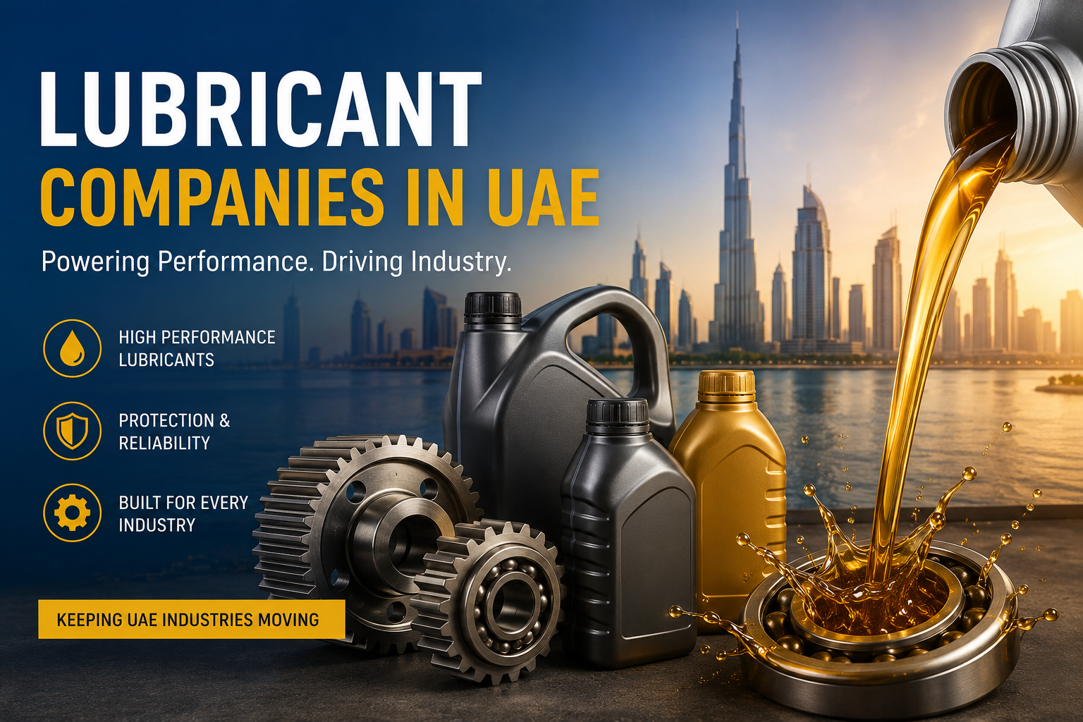 Top Lubricant Companies in UAE Offering Premium Industrial Solutions