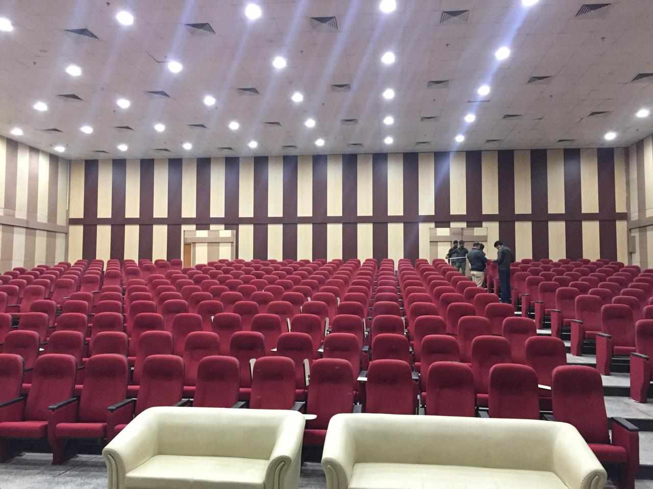 Wooden Sound Absorbing Panel.