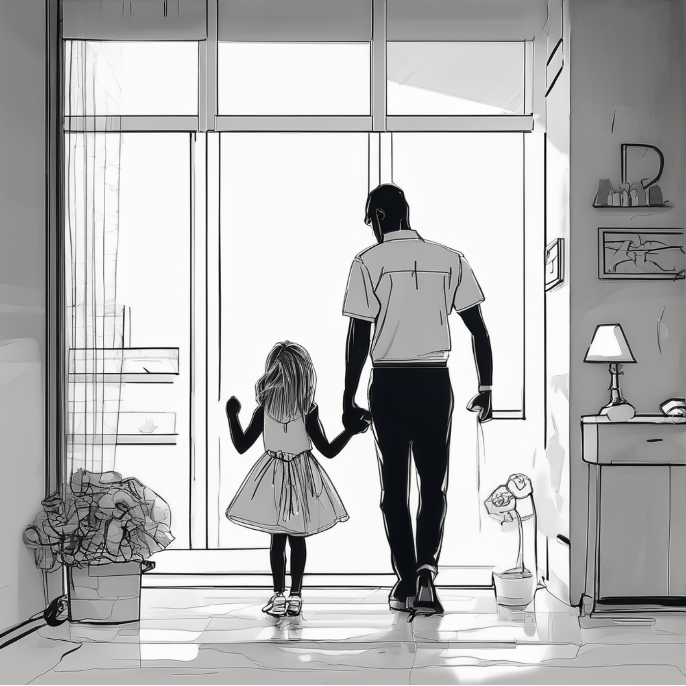 Daughter gets tutored by Daddy