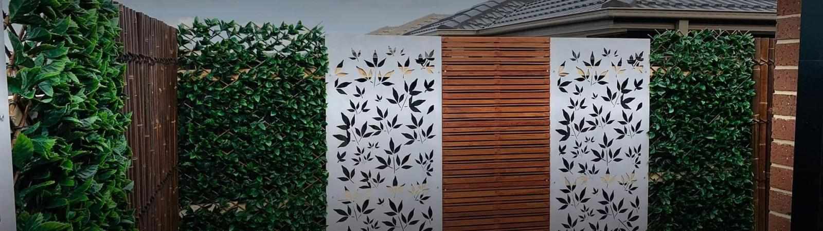Artificial Hedge Fence: Affordable and Effortless to Install