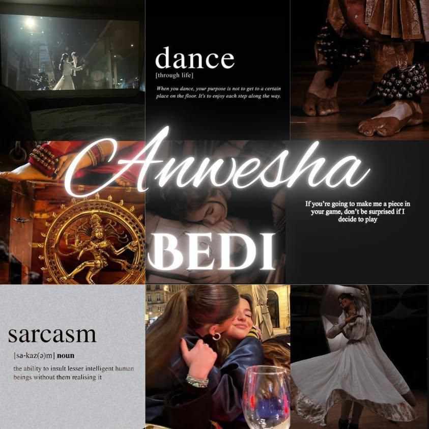 Anwesha bedi — a girl who always been happy and cheerful and always spread kindness around her