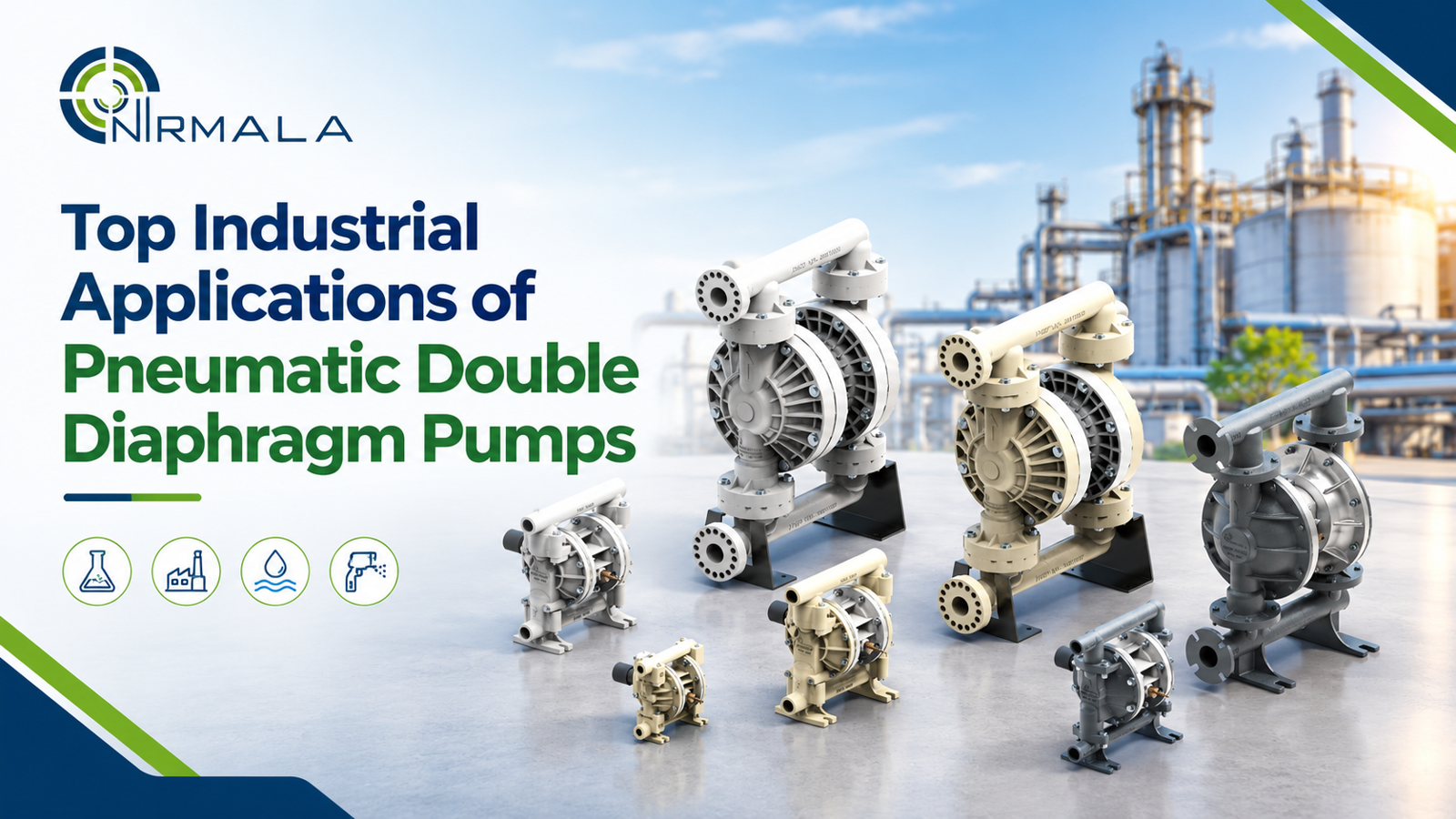 Top Industrial Applications of Pneumatic Double Diaphragm Pumps