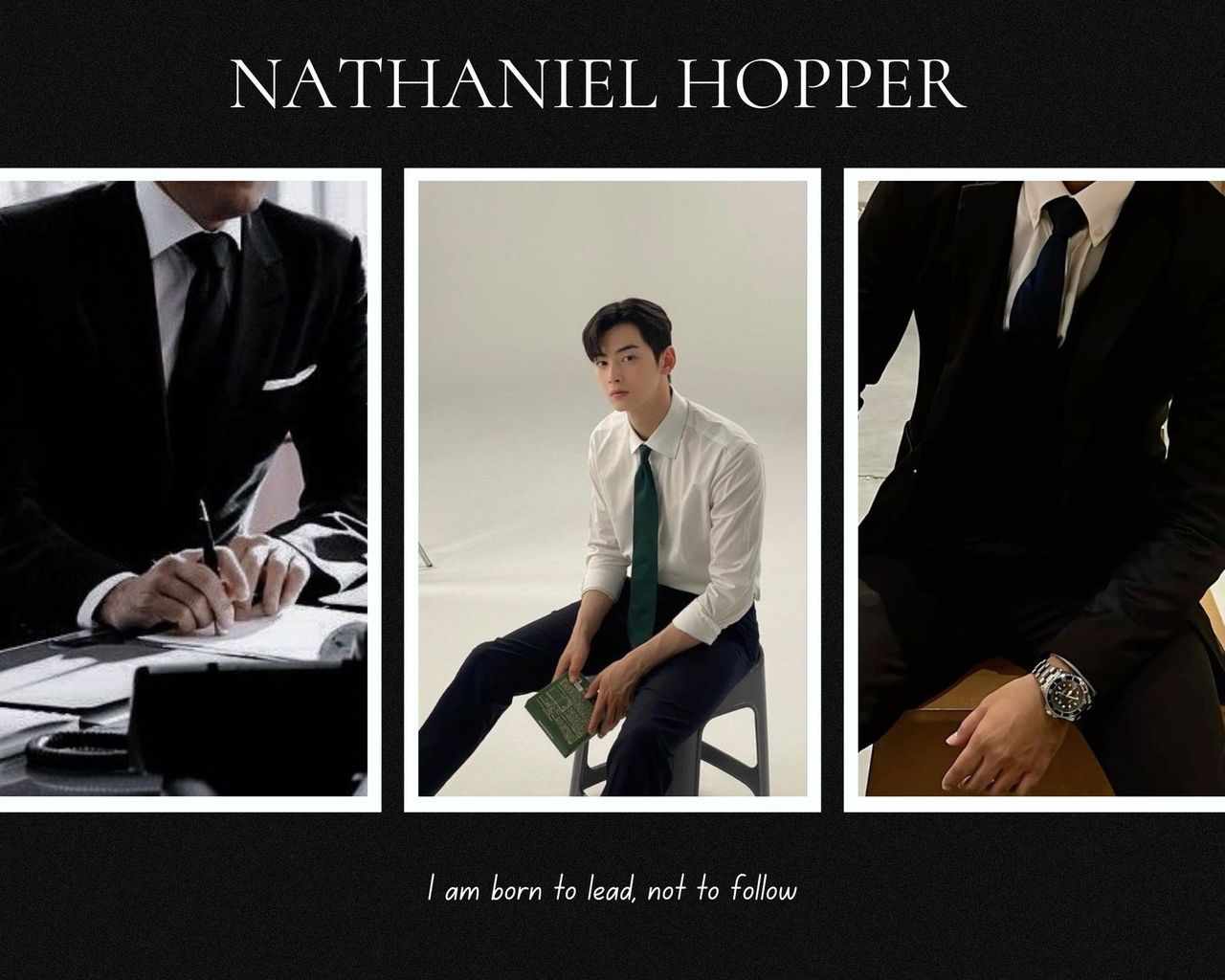 He is also very picky with his trainees and recognizes actual talent