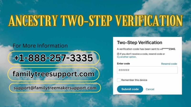 Ancestry Two Step Verification