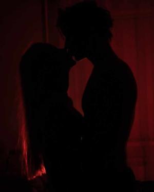 The night sealed with a kiss....