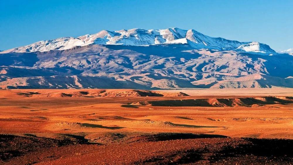 Map of the Atlas Mountains in Africa: Major Ranges and Destinations