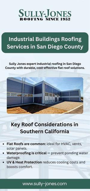 Industrial Buildings Roofing Services in San Diego Count
