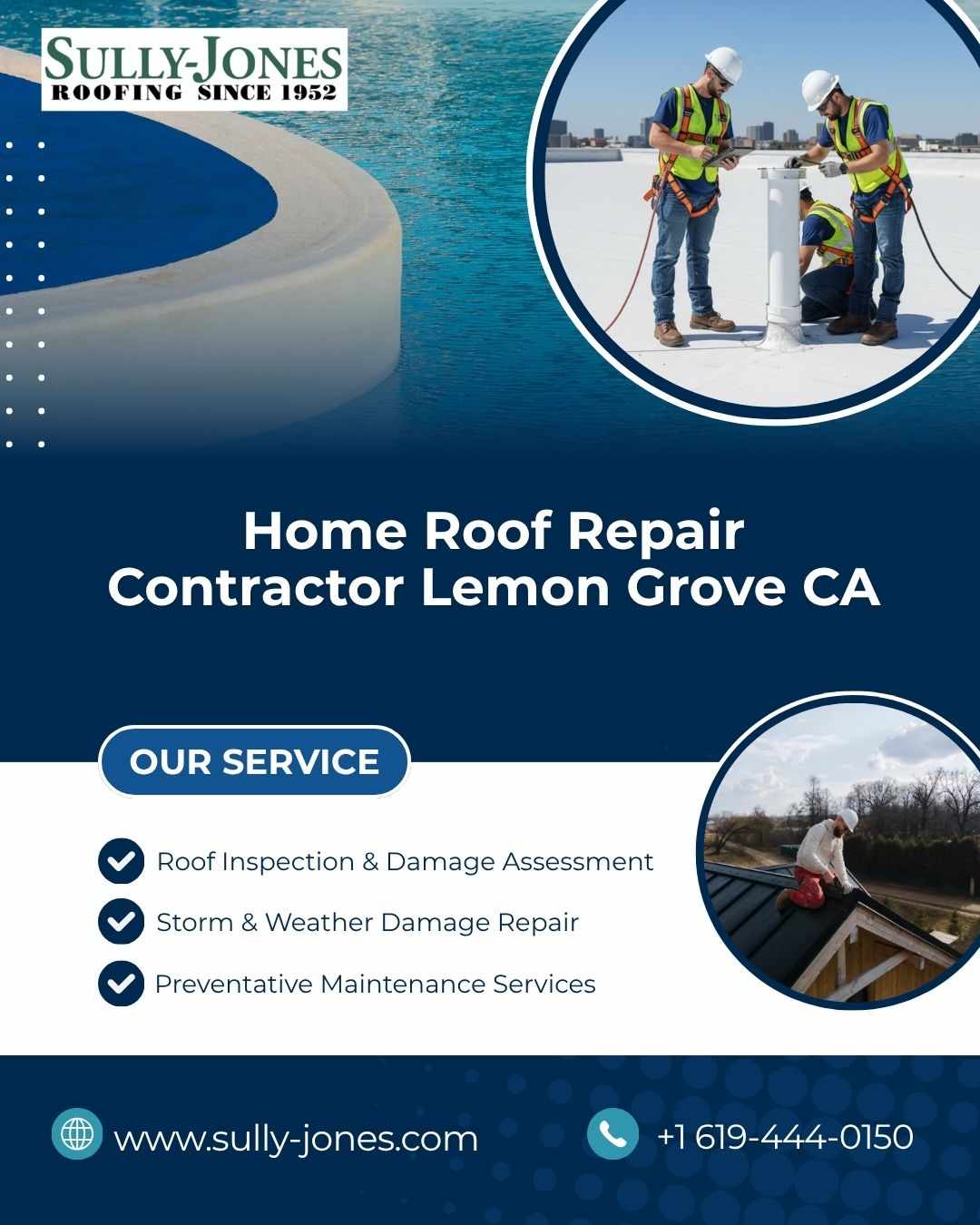 Experienced Home Roof Repair Contractor Lemon Grove CA for Residential Roofs