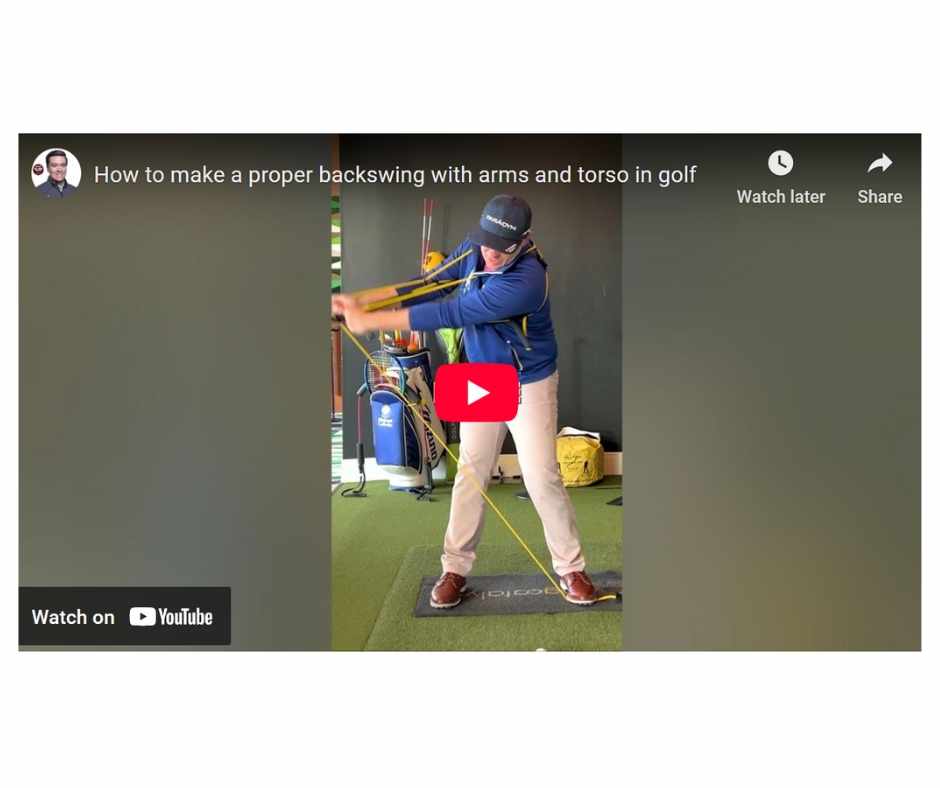 Unlock Power Your Swing: Arms and Torso Backswing Simplified