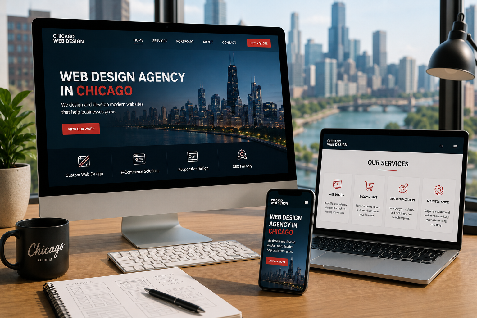 Web Design Agency in Chicago: Creating Websites That Support Modern Business Needs