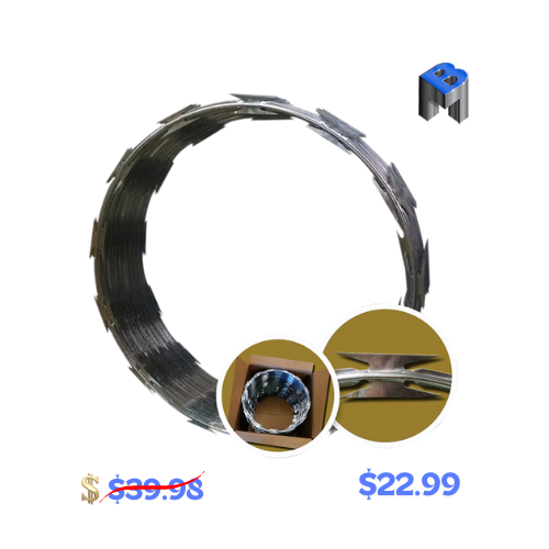 Secure Your Space with 1 Coil Razor Wire – Special Discount!