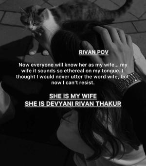 "SHE IS RIVAN THAKUR'S WIFE."