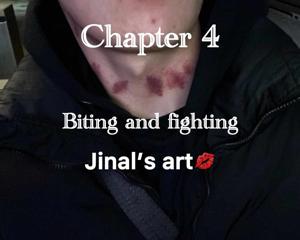 Biting and fighting💋