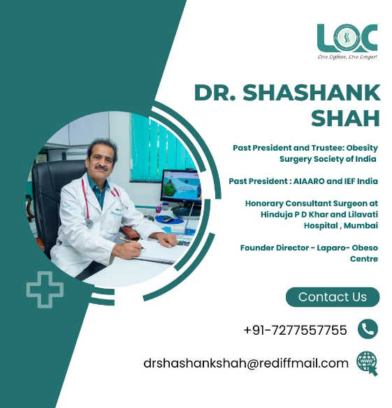 "Meet Dr. Shashank Shah: Renowned Bariatric Surgeon & Director of Laparo-Obeso Centre"